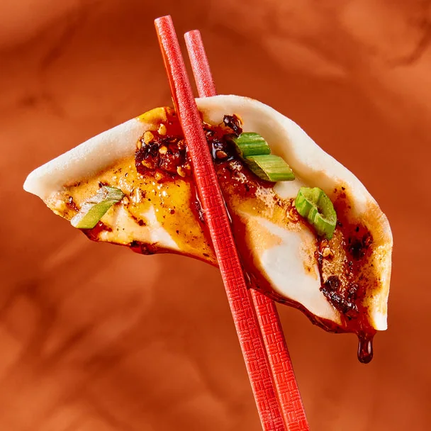 Close-up of cooked dumplings